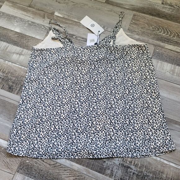 New Socialite black & gray leopard Cami size Small - Picture 5 of 9